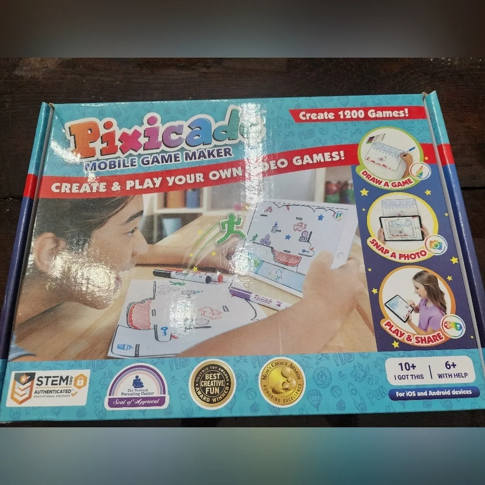 🖍NWT Pixicade Mobile Game Maker